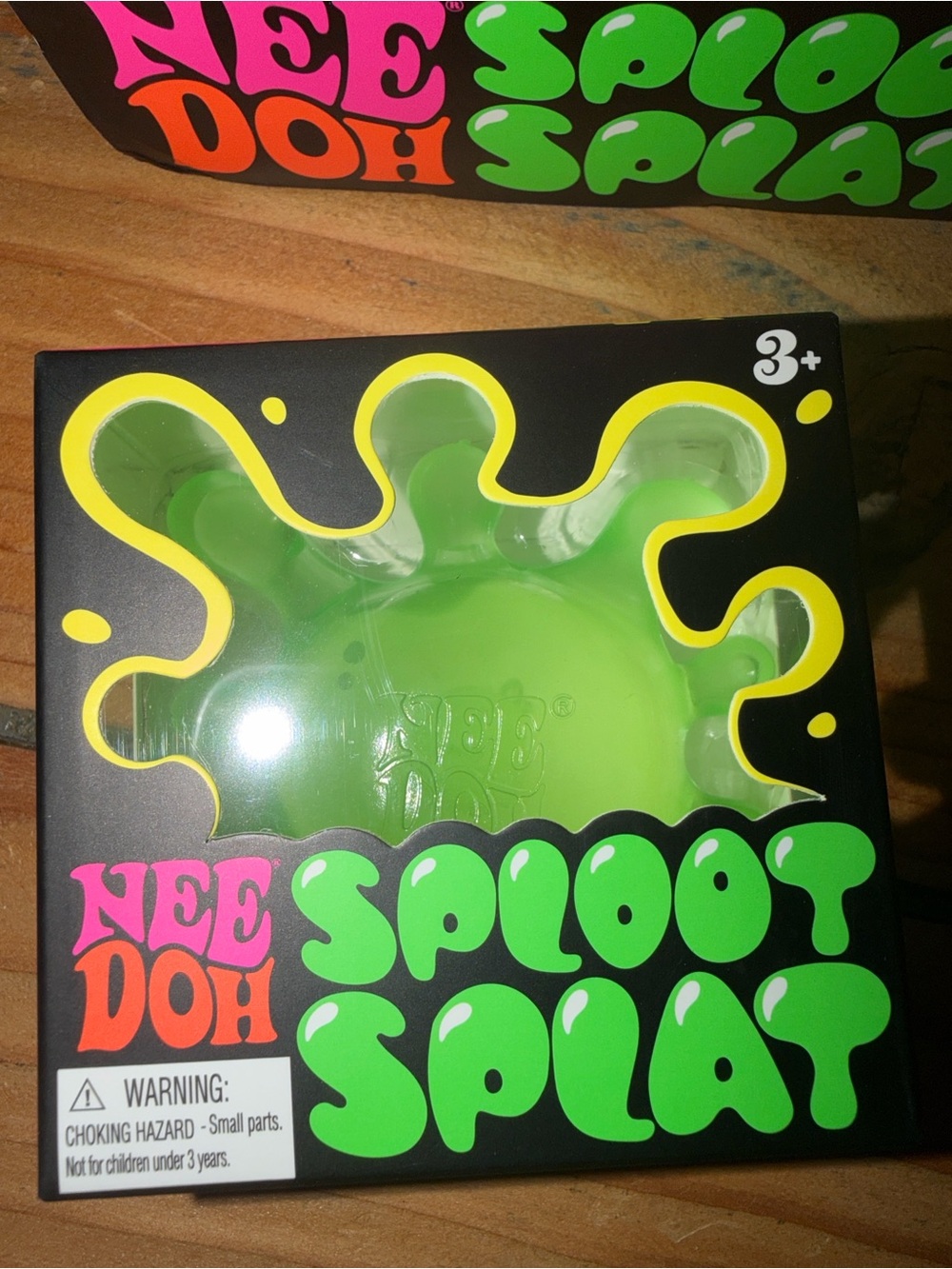 Nee Doh Sploot Splat Kids Stress Toy - Neon Green Authentic - Picture 5 of 6